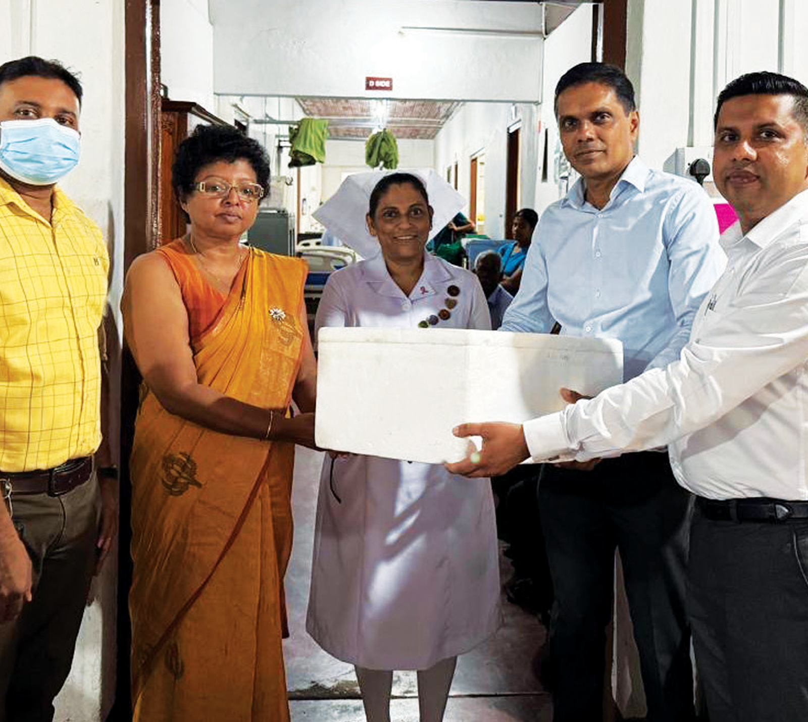 Healthcare support at Negombo General Hospital